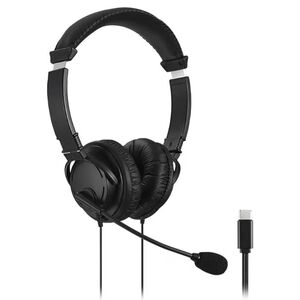 Kensington Hi-Fi USB-C Headphones with Mic (K97457WW), Black